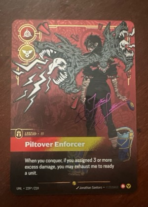 Vi - Piltover Enforcer (Signature), graded 9.0