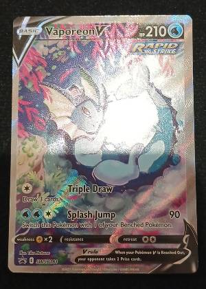 Vaporeon V, graded 9.0