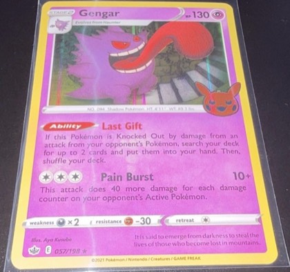Gengar, graded 9.0