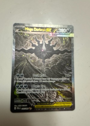 Mega Darkrai ex graded 8.5