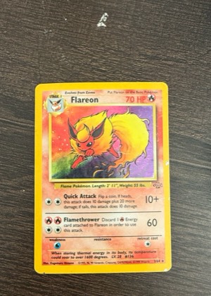Flareon (3), graded 7.5
