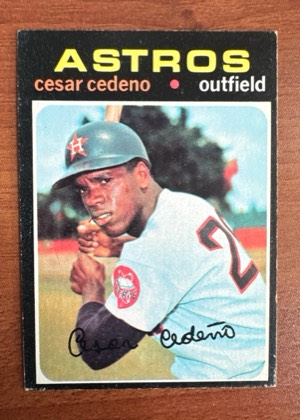 Cesar Cedeno, graded 7.0