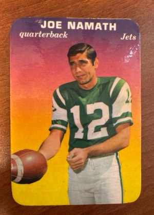 Joe Namath, graded 6.5