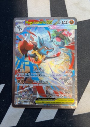 Mega Lucario ex graded 8.5