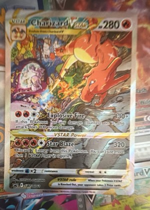 Charizard VSTAR, graded 7.5
