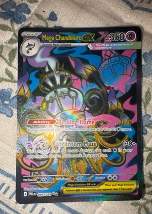 Mega Chandelure ex, graded 9.5