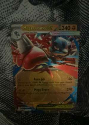 Mega Lucario ex, graded 8.0