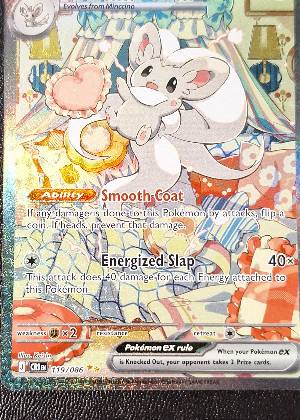 Cinccino ex, graded 9.5