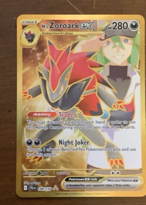 N's Zoroark ex, graded 9.0