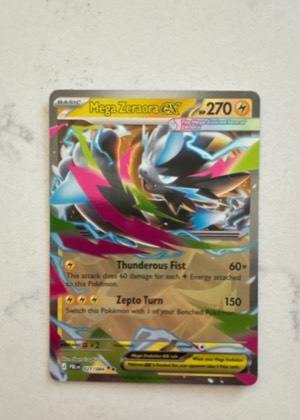 Mega Zeraora ex graded 8.5