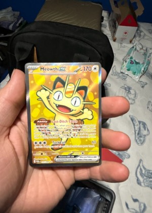 Meowth ex graded 8.5