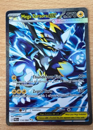 Mega Zeraora ex, graded 9.0