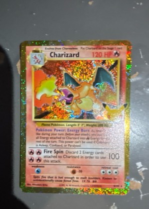 Charizard, graded 8.0