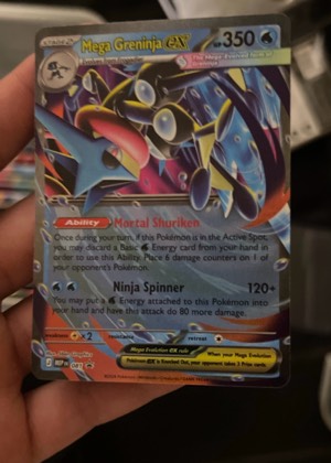 Mega Greninja ex, graded 8.0
