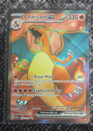 Charizard ex graded 9