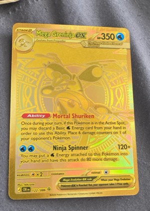 Mega Greninja ex, graded 9.5