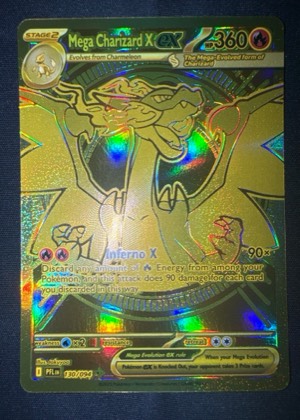 Mega Charizard X ex, graded 9.0