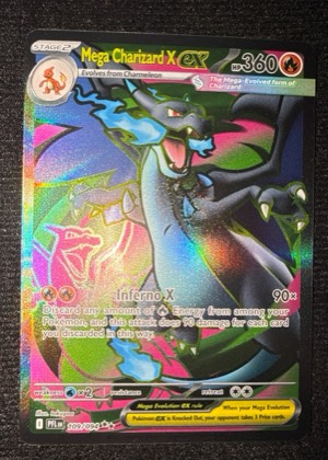Mega Charizard X ex, graded 9.0