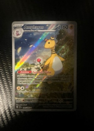 Ampharos, graded 8.0