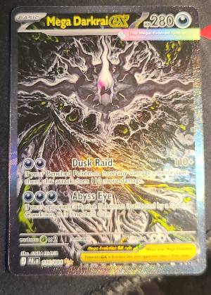 Mega Darkrai ex graded 8.5