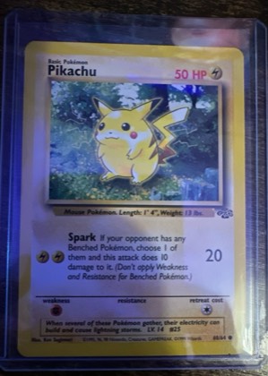 Pikachu, graded 8.0