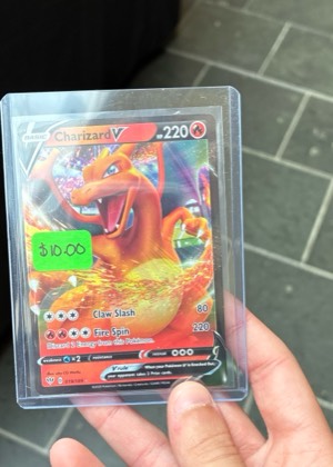 Charizard V, graded 2.5