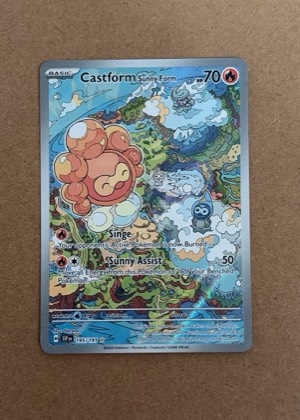 Castform Sunny Form, graded 9.5
