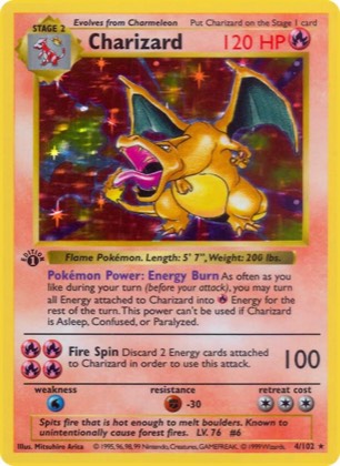 Charizard, graded 9.0