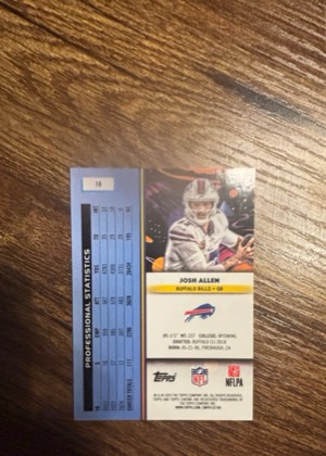 Josh Allen, graded 8.0