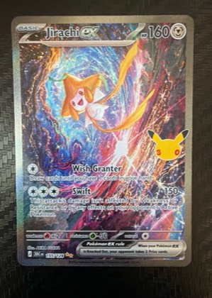 Jirachi ex graded 9