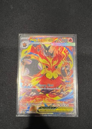 Mega Emboar ex, graded 9.0