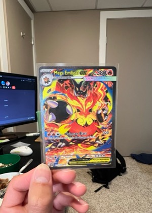 Mega Emboar ex, graded 9.0