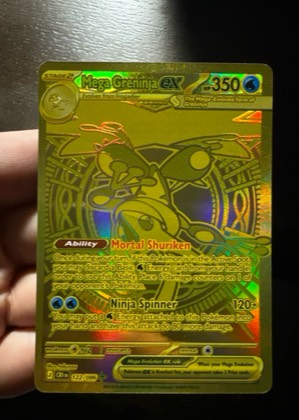 Mega Greninja ex, graded 9.5