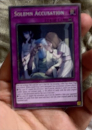 Solemn Accusation, graded 8.0