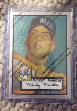 Mickey Mantle, graded 9.0