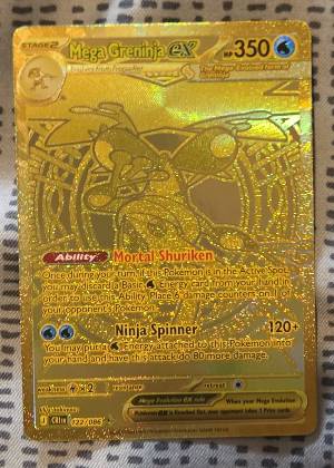 Mega Greninja ex, graded 9.5