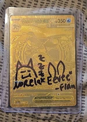 Mega Greninja ex, graded 2.5