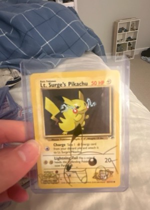 Lt. Surge's Pikachu graded 6 & below