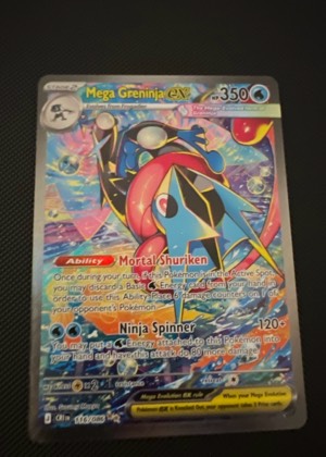 Mega Greninja ex, graded 9.0