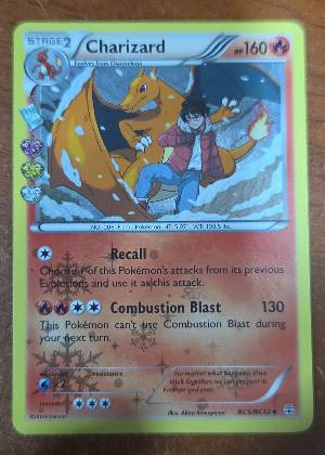 Charizard, graded 8.5