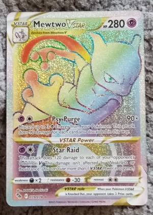 Mewtwo VSTAR (79) (Secret), graded 9.0