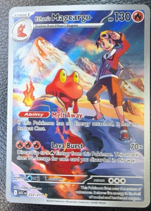 Ethan's Magcargo, graded 9.0
