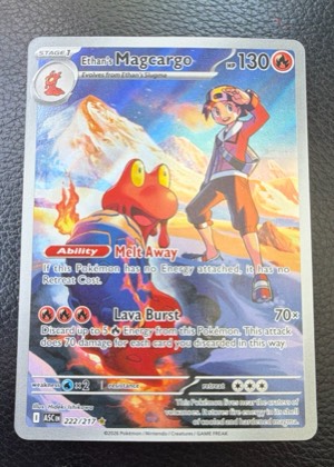 Ethan's Magcargo - 222/217 graded 9