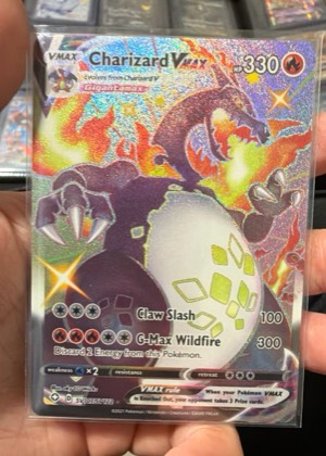 Charizard VMAX graded 9