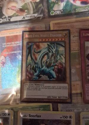 Blue-Eyes White Dragon, graded 7.5