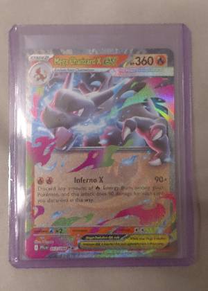 Mega Charizard X ex graded 8