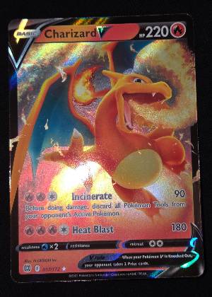 Charizard V graded 9