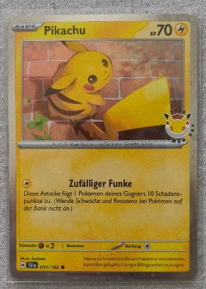 Pikachu, graded 7.5