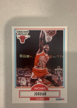 Michael Jordan graded 8.5