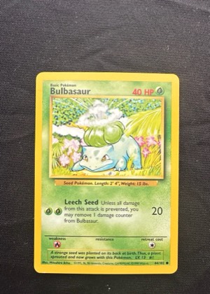 Bulbasaur, graded 9.0